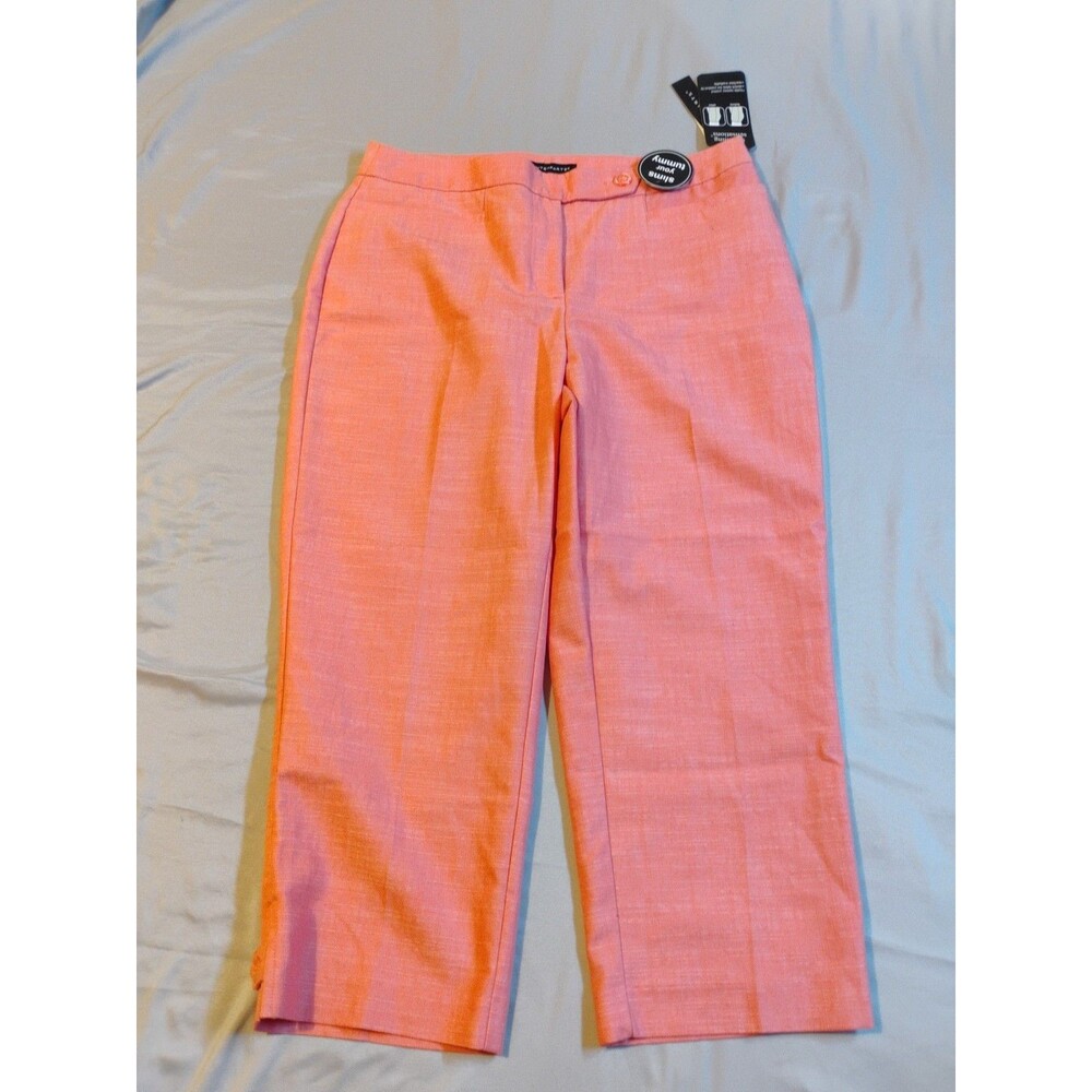 Counterparts Capri Pants Women Size 8 Coral Casual Beachy